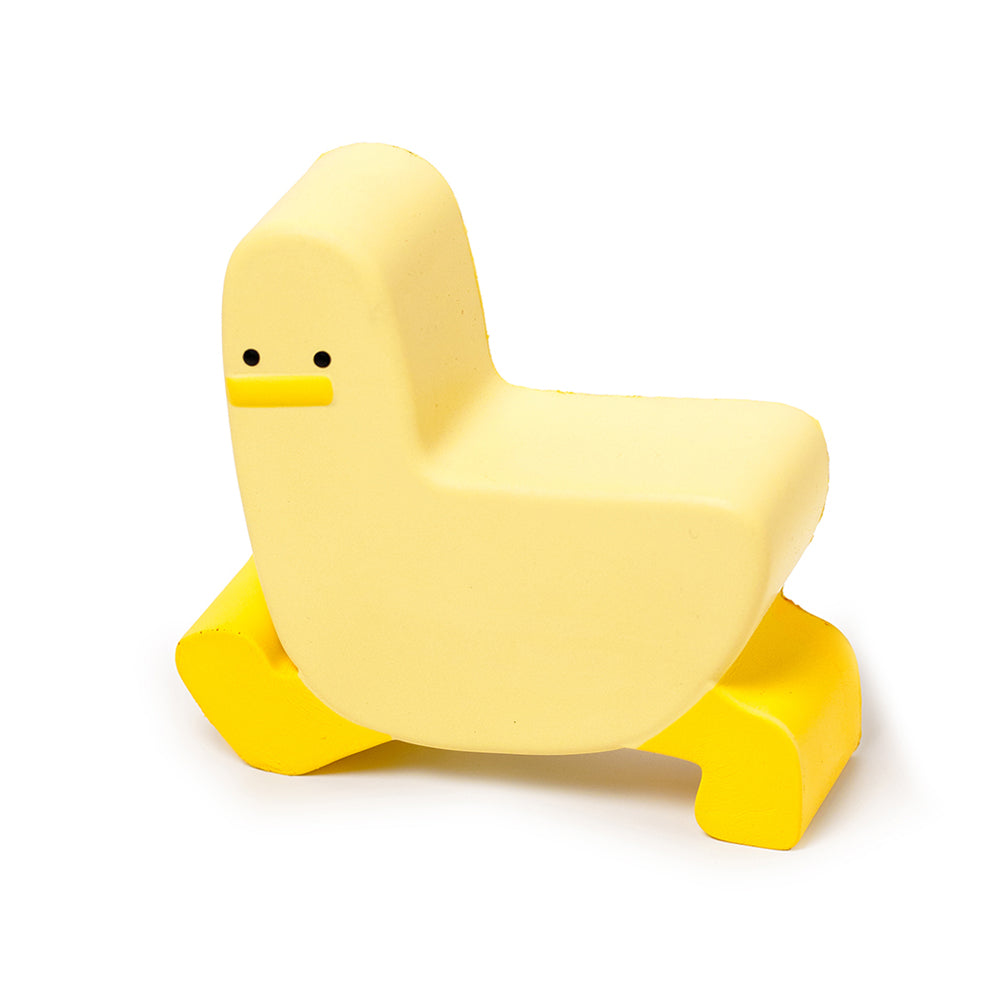 Quirky Geometric Yellow Duckling Slowrising Squishy Toy