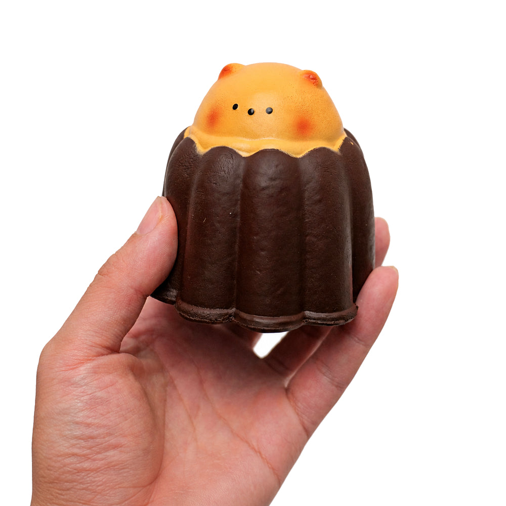 Caramel Bear Cub Chocolate Cake Slowrising Squeeze Toy