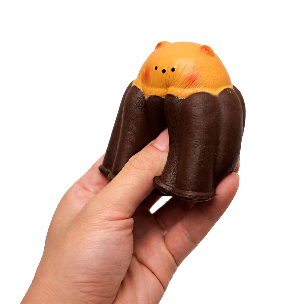 Caramel Bear Cub Chocolate Cake Slowrising Squeeze Toy