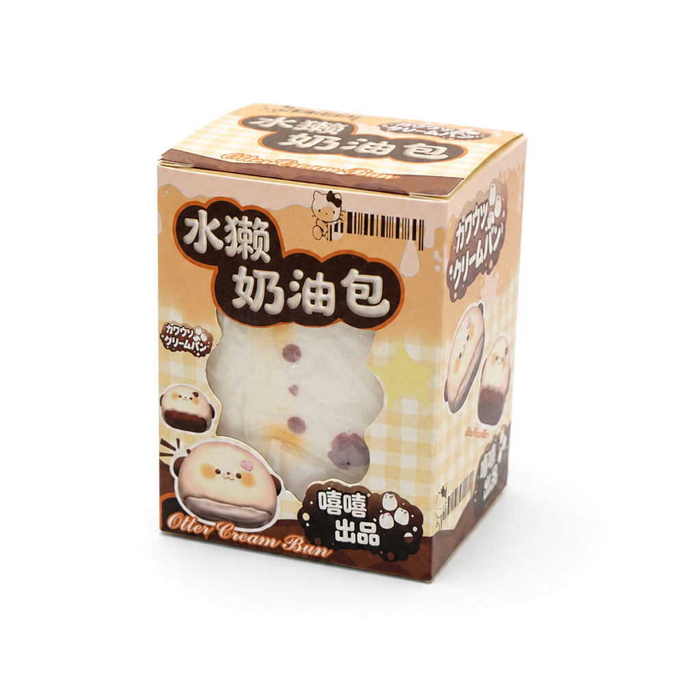 Sweet Otter Cream Bun Slowrising Squishy
