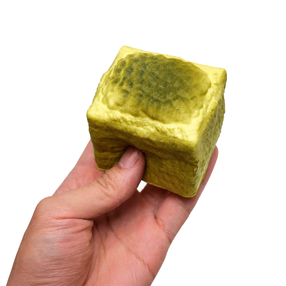 Creamy Matcha Bread Loaf Slowrising Squishy Toy