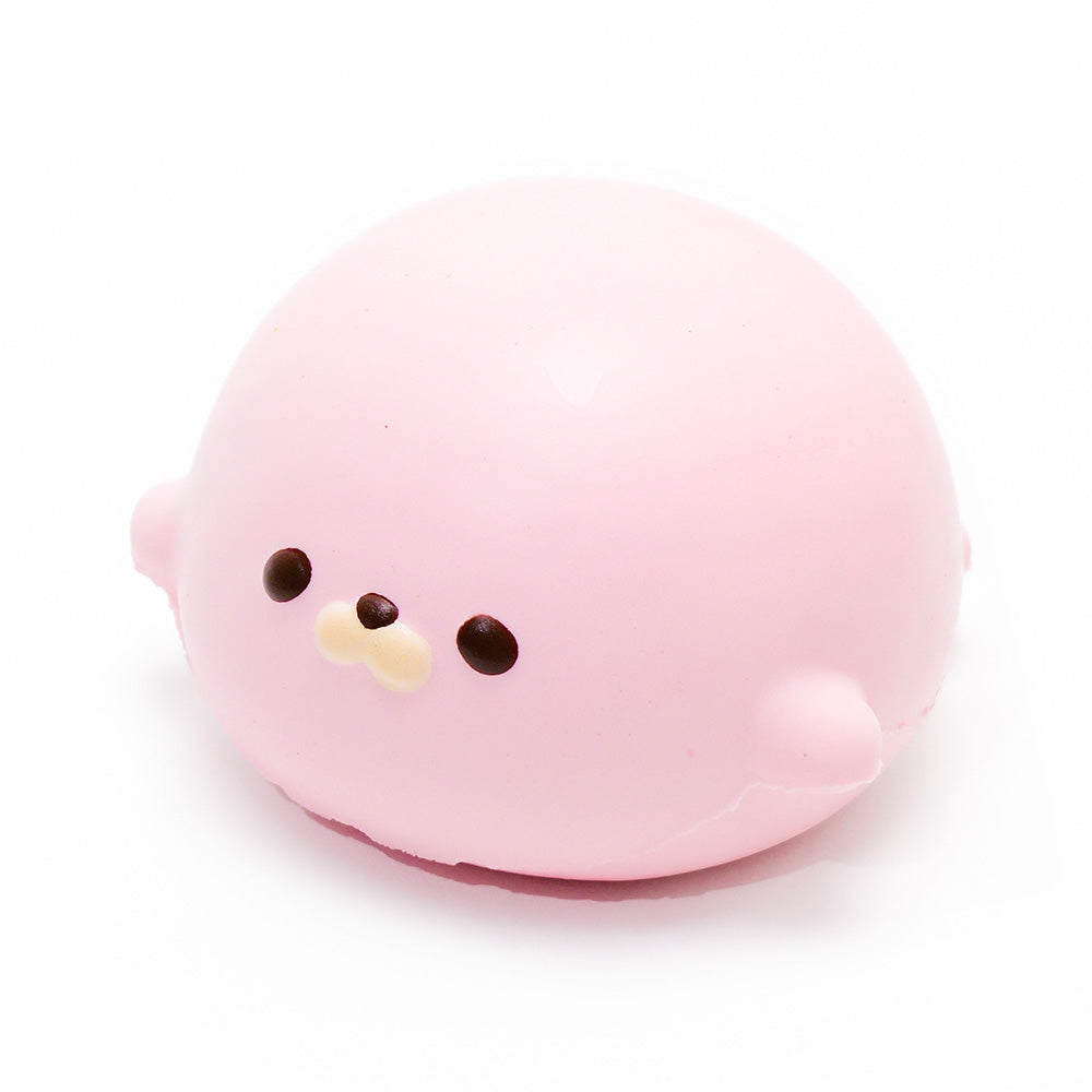 Blossom Pink Chubby Seal Slowrising Squishy Toy
