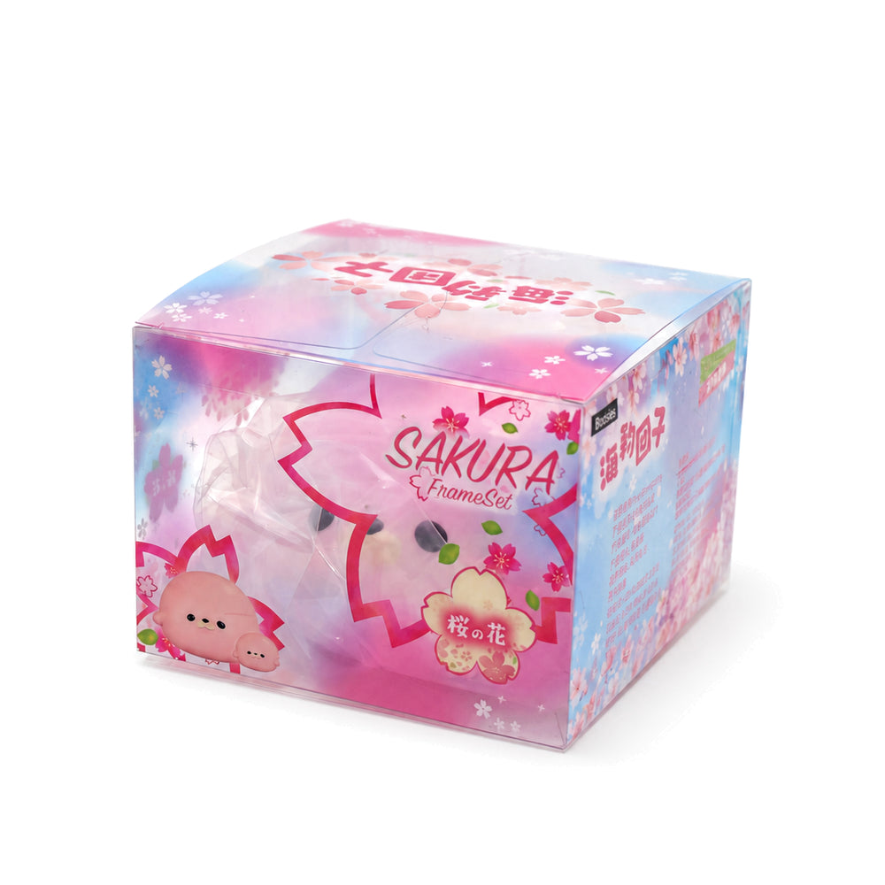 Blossom Pink Chubby Seal Slowrising Squishy Toy