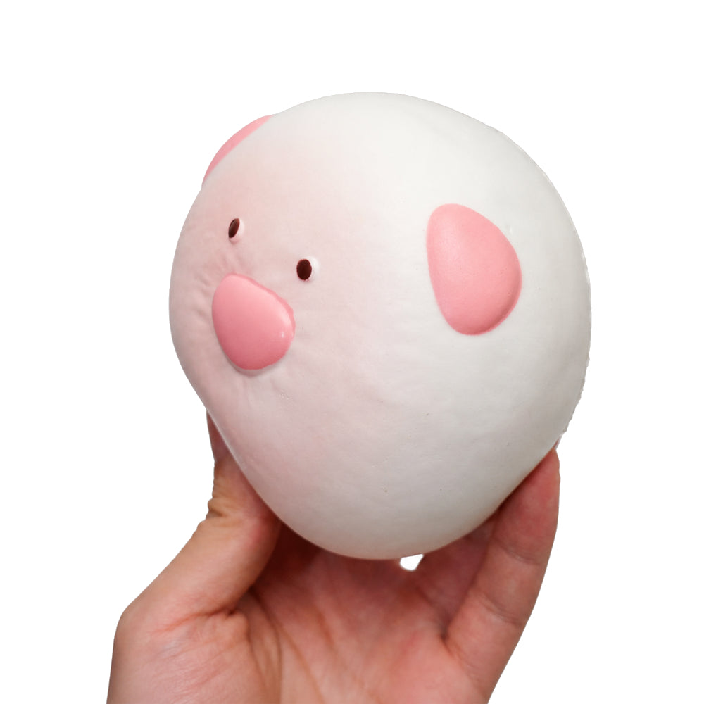 Chubby Pink Puppy Loaf Slowrising Squeeze Toy