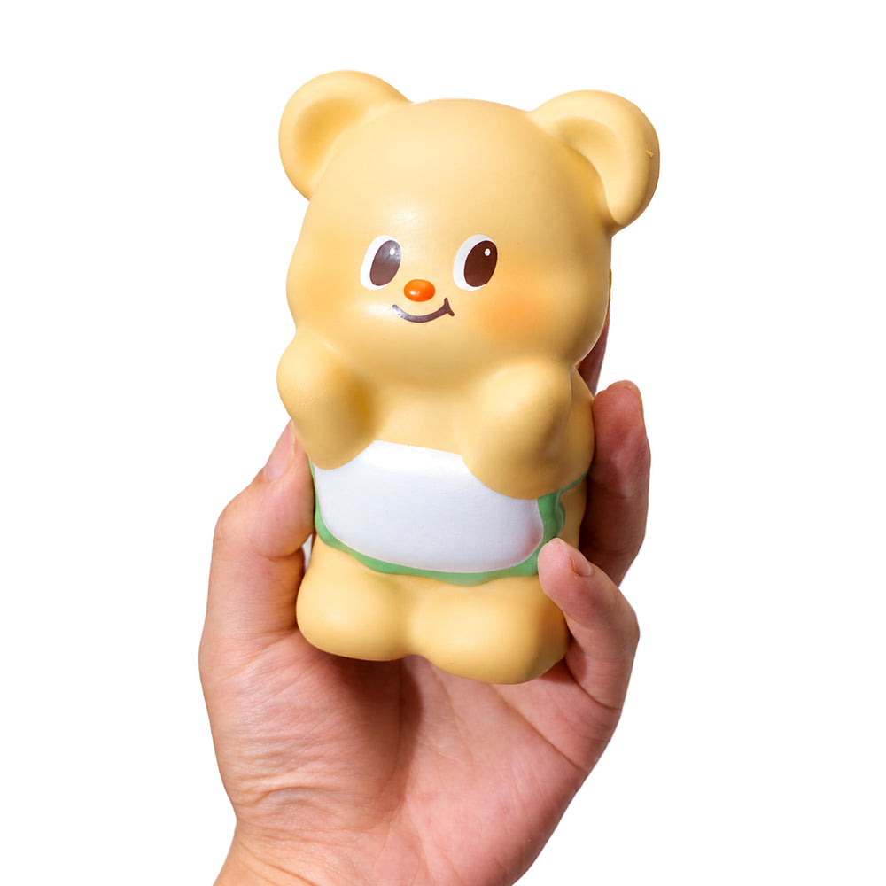 Chubby Cream Bear Slowrising Squishy Pal